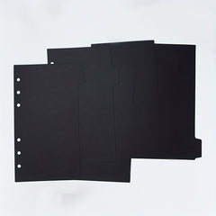 A6 Cardboard Index Page Classification Separator Loose Leaf Journal Paper