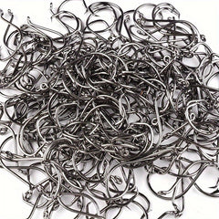 50pcs Octopus Hook Wide Gap Barbed Hook Eye Sea Fishing Tackle