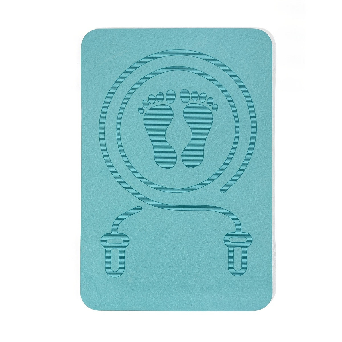 Thickened Non-slip TPE Yoga Mat for Pilates Skipping