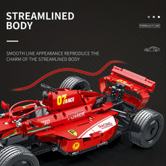 Reobrix 11007 Red RC Building Blocks Car Toy