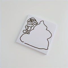 Cartoon Dog Sticky Note Drawing Message Note Paper 1pc 50sheets