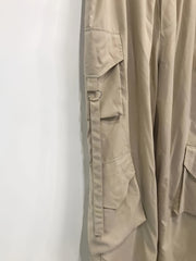  High Rise Wide Leg Cargo Trousers