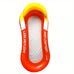 Inflatable Pool Lounge Chair with Backrest for Pool & Beach