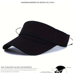 Sun Visor Hat Unisex Lightweight Golf Baseball Cap For Women & Men
