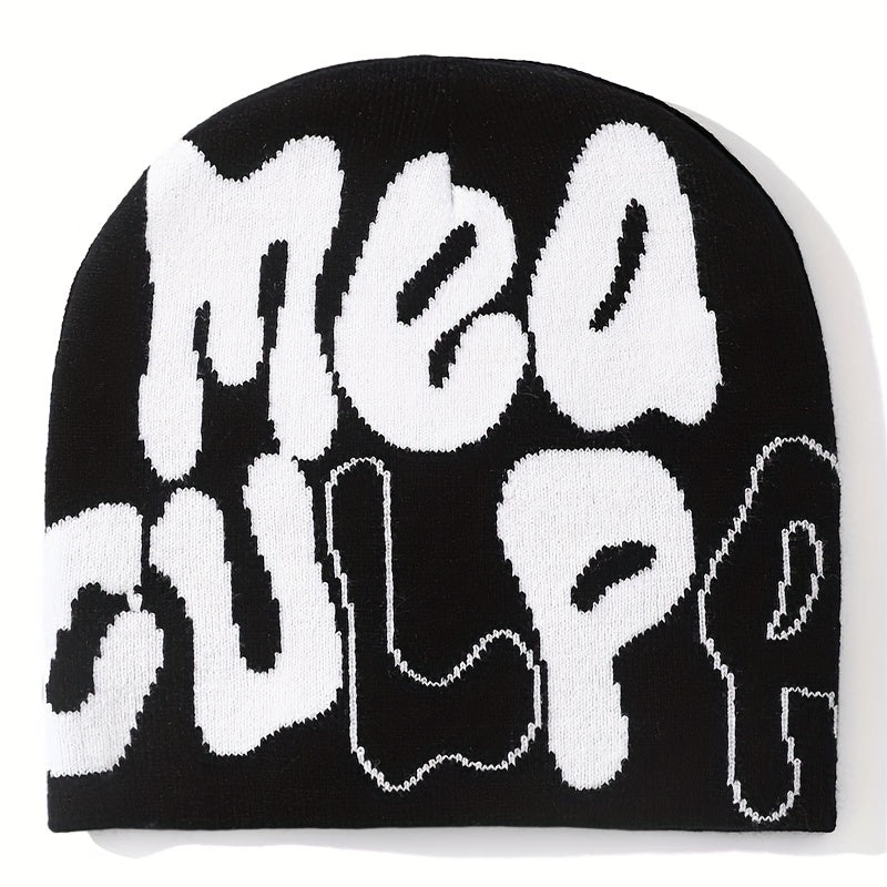 Unisex Hip Hop Knit Beanie Cap Men's Candy Y2K Thermal Hat