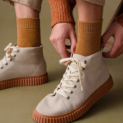 5pairs Winter Crew Socks Outdoor Thick Warm Wool Socks