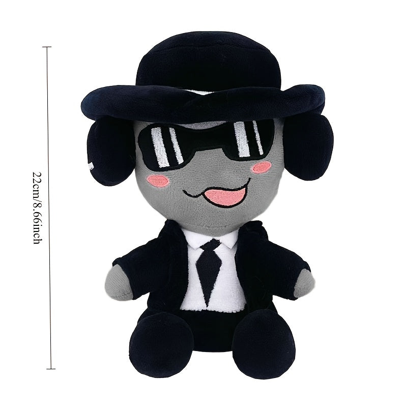 Forsaken Chance Plus Plush Toy - Cartoon Plushie with Hat & Glasses