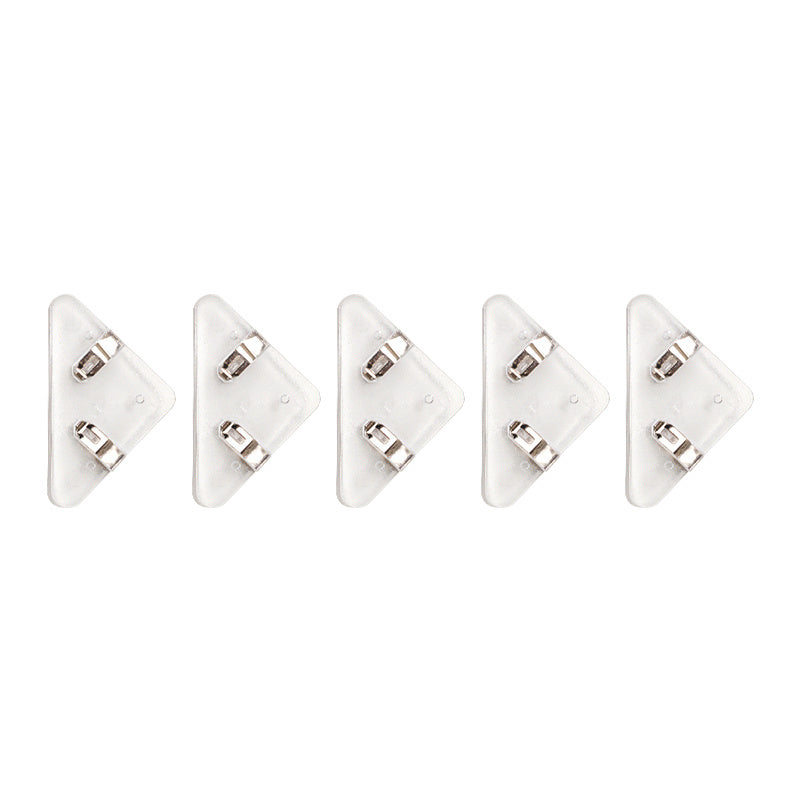 5pcs Transparent File Corner Clip