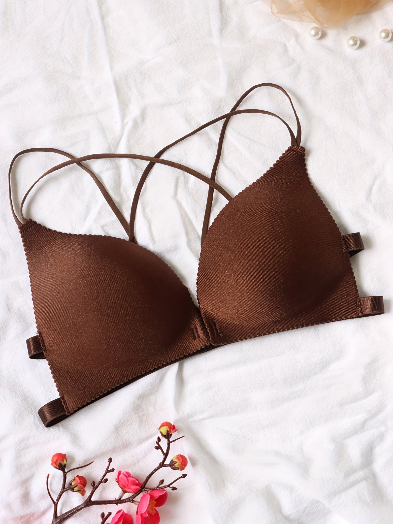 Wireless Front Buckle Push Up Bras for Women