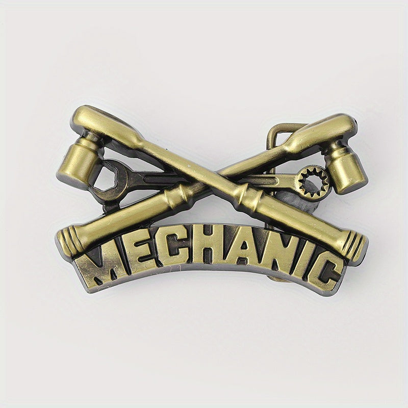 Vintage Tool Wrench Belt Buckle For Women & Men