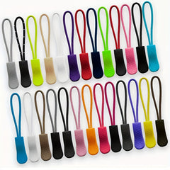 40pcs Mix Environmental Pull PU Zipper PVC Pull Head
