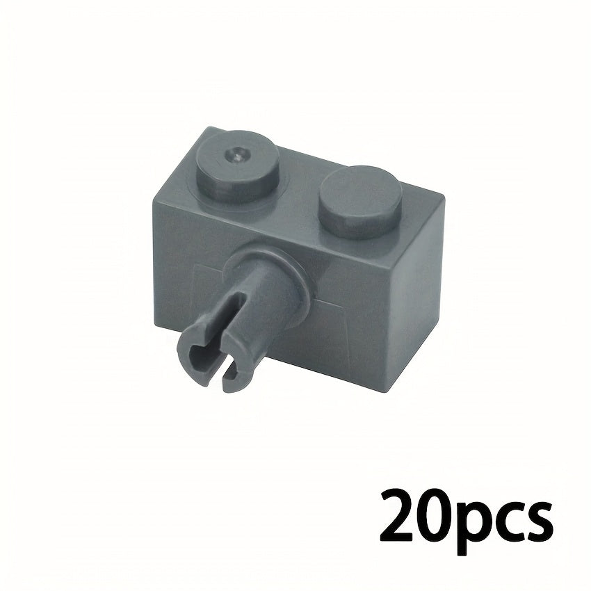 20pcs 1x2 Pin Thick Bricks Bulk Technical Particles DIY Toys 2458