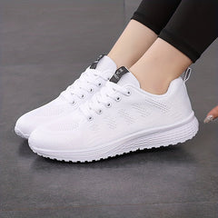 Women's Knit Weaving Running Shoes Non slip Outdoor Casual Sneakers