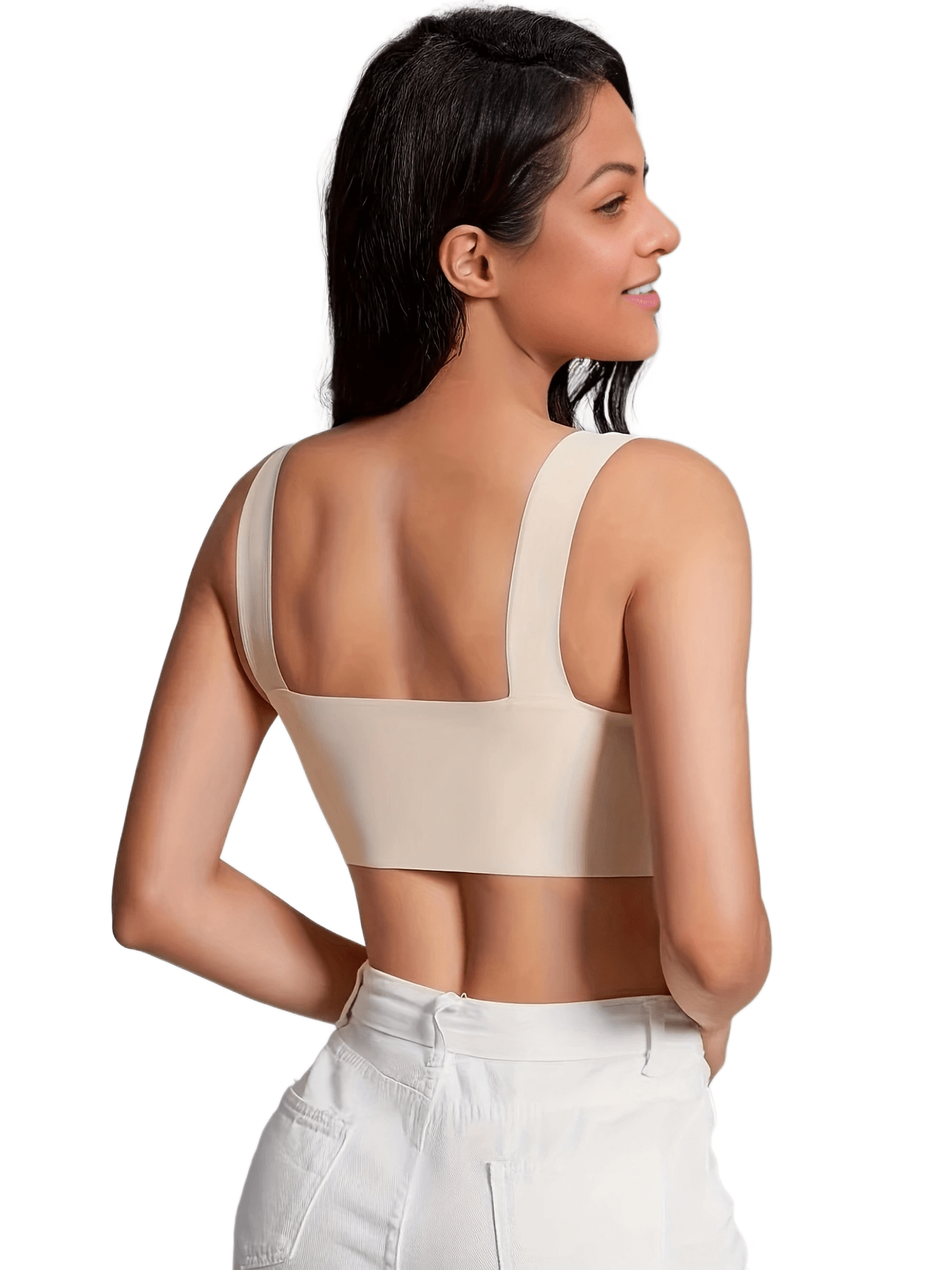 Seamless Wireless Sports Bra Comfy & Breathable Tank Bra Women's Lingerie