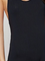 Sleeveless Lounge Rompers Criss Cross Back Cami Shorts Bodysuit