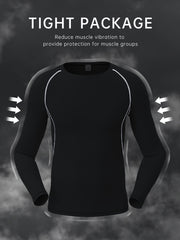 Men's High Stretch Compression Workout Shirt