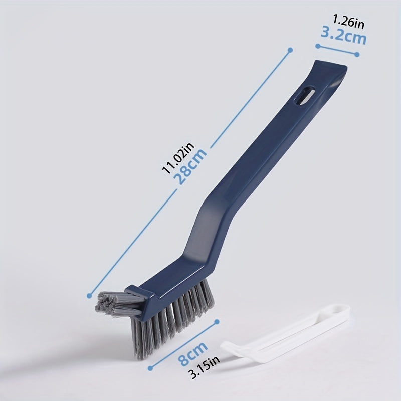 2-in-1 Bathroom Cleaning Brush Gap Brush Small Clip Window Kitchen Tool