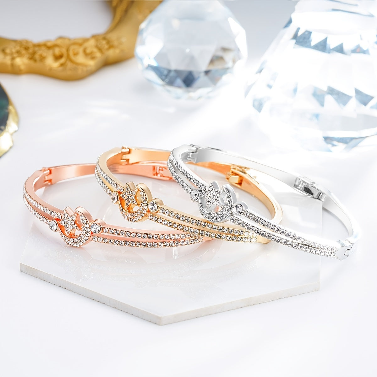 Stylish Star Moon Bracelet for Ages 12+