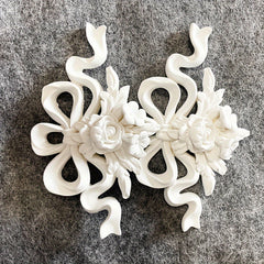 PU Combination Horizontal Flower Poly French Decoration Carved Flower