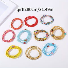 Colorful Beads Belly Chain Summer Body Jewelry
