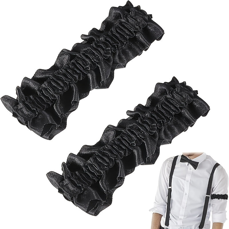 20s Armband Garter 2pcs Sleeve Shirt Holder Garters Belt Costume