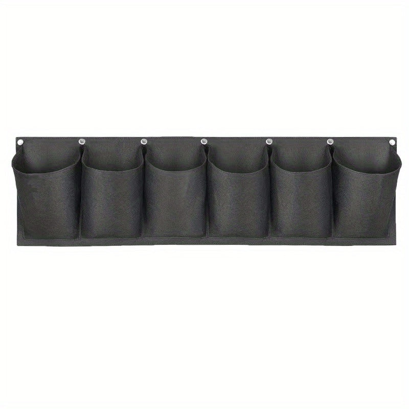 Vertical Planter Hanging Bag 6 Pockets for Garden Home Decoration