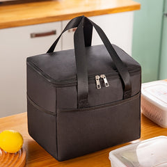 Large Insulated Lunch Bag Leak Proof Zipper Portable Lunch Box