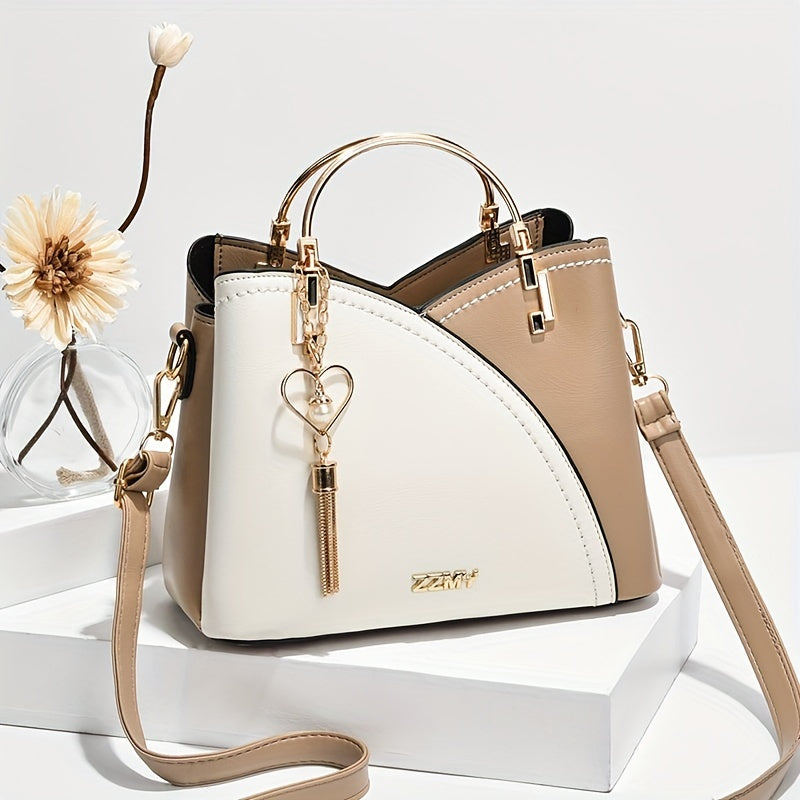 Tassel Crossbody Bag Top Ring Office Purse