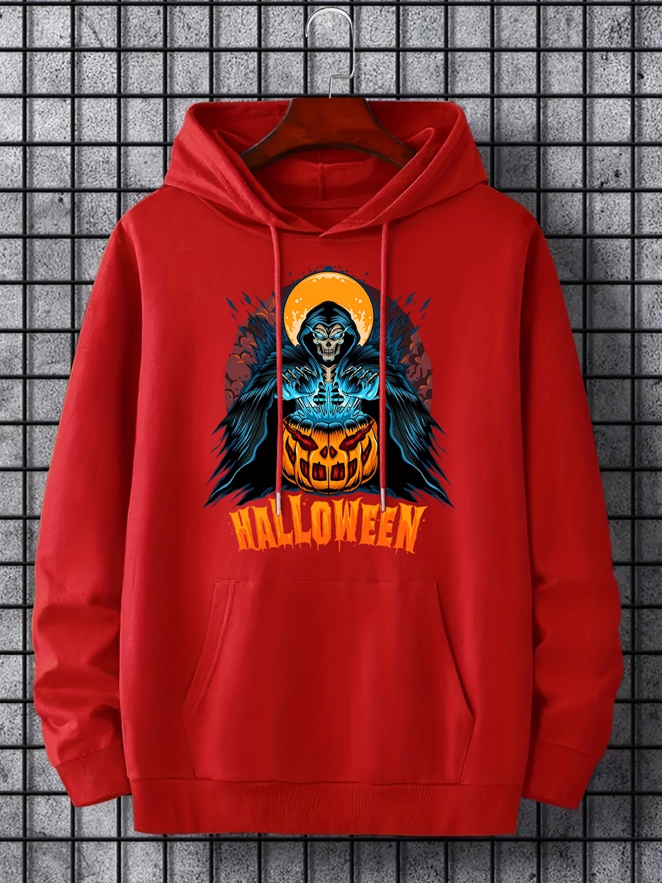 Men's Skeleton Graphic Hoodie Sweatshirt for Halloween