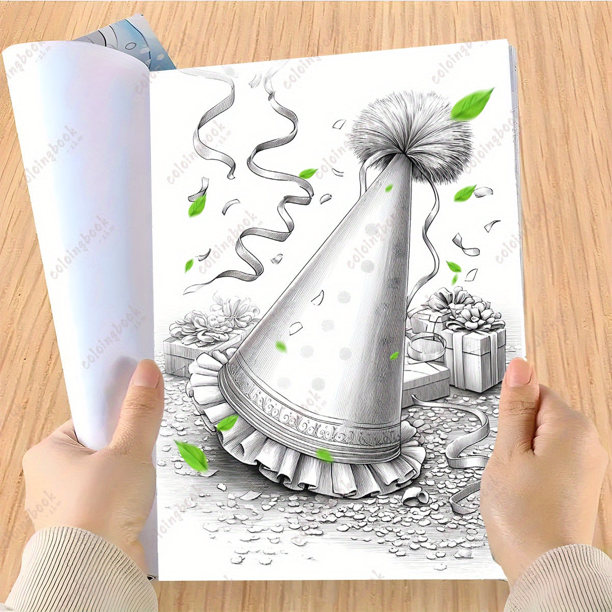 Deluxe 29 Happy Birthday Coloring Book - Unique Cover