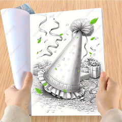 Deluxe 29 Happy Birthday Coloring Book - Unique Cover