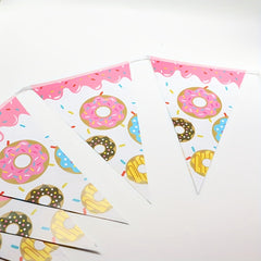 Donut Dessert Theme Party Tableware Set