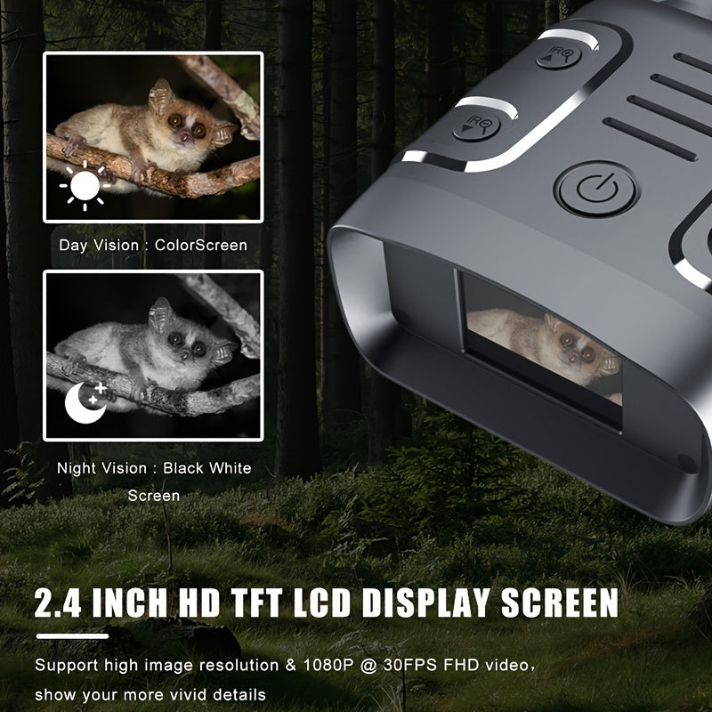 HD Infrared Night Vision Binoculars 5X Digital Zoom 6 1 Cm Screen