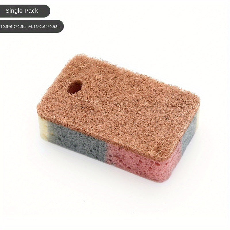 Wood Pulp Kitchen Sponge Wipe Strong Decontamination Dish Cloth Rag