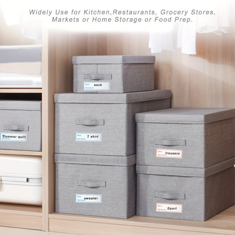 2pcs Removable Freezer Labels 1 X 3 Inch Food Storage Stickers