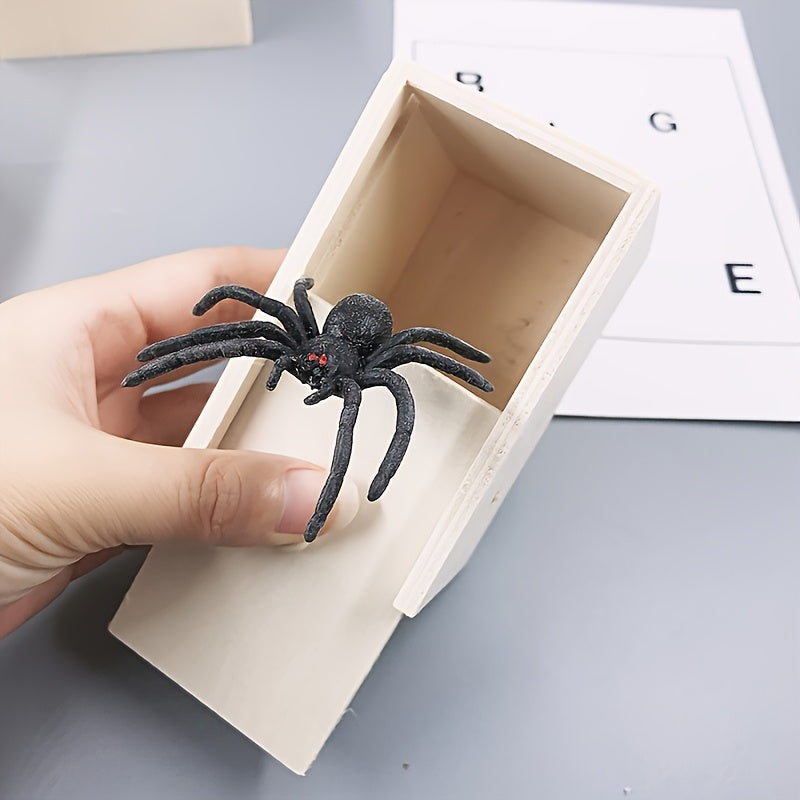 Funny Spider Prank Box with Realistic Spider Gag Gift Toy