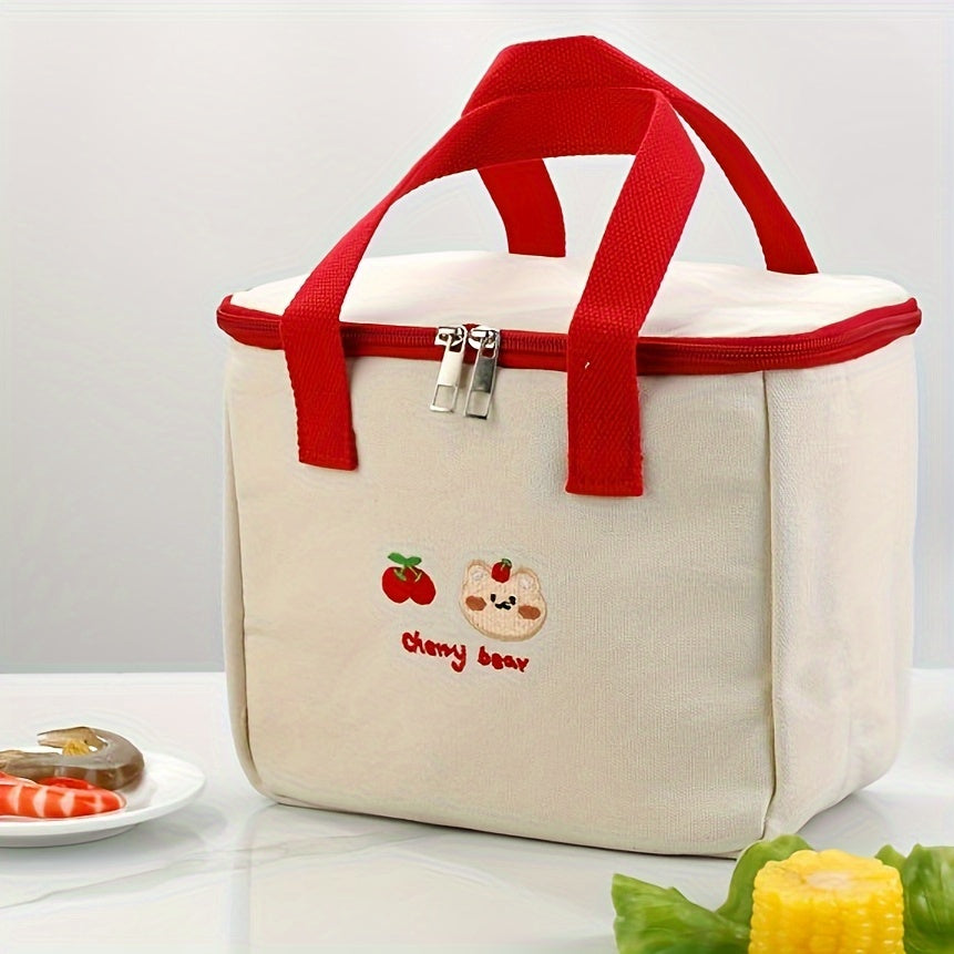 Portable Large Capacity Insulated Lunch Bag for Picnic School Outdoor