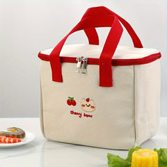 Portable Large Capacity Insulated Lunch Bag for Picnic School Outdoor