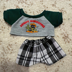 Plush Doll T-shirt & Pants Suit 3 Colors