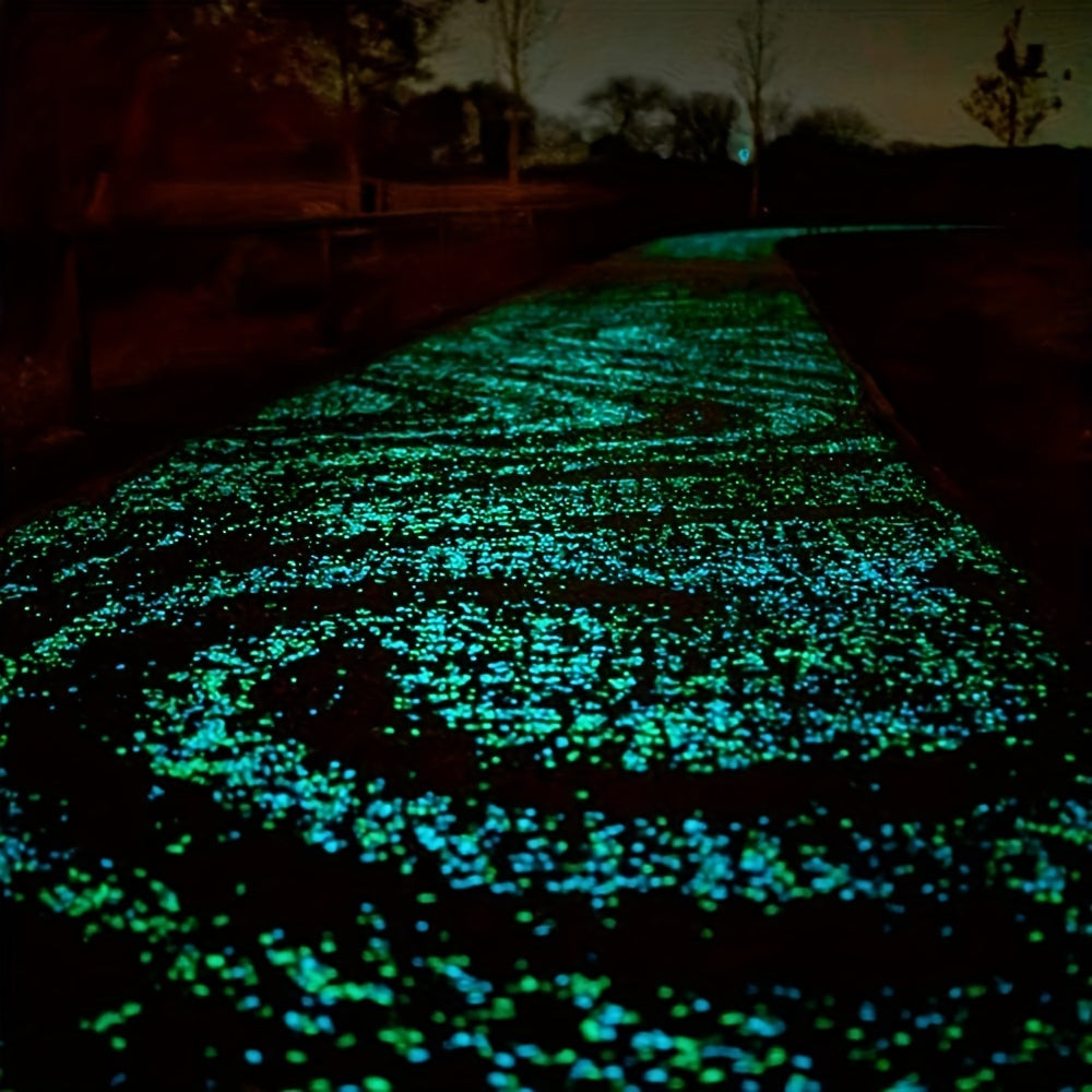 50PCS Luminous Resin Stones for Garden and Fish Tank