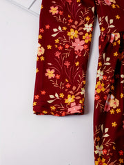 Floral Graphic Princess Dress for Toddlers Girls