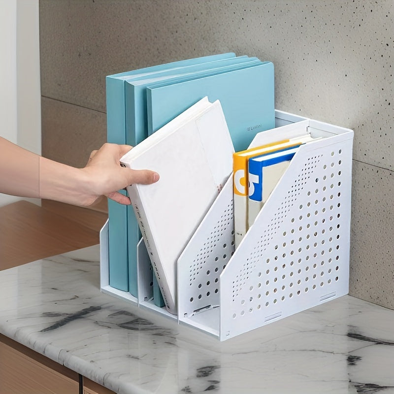 Bookshelf Standing File Holder Book Organizer for Thick Books