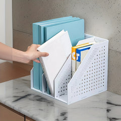 Bookshelf Standing File Holder Book Organizer for Thick Books