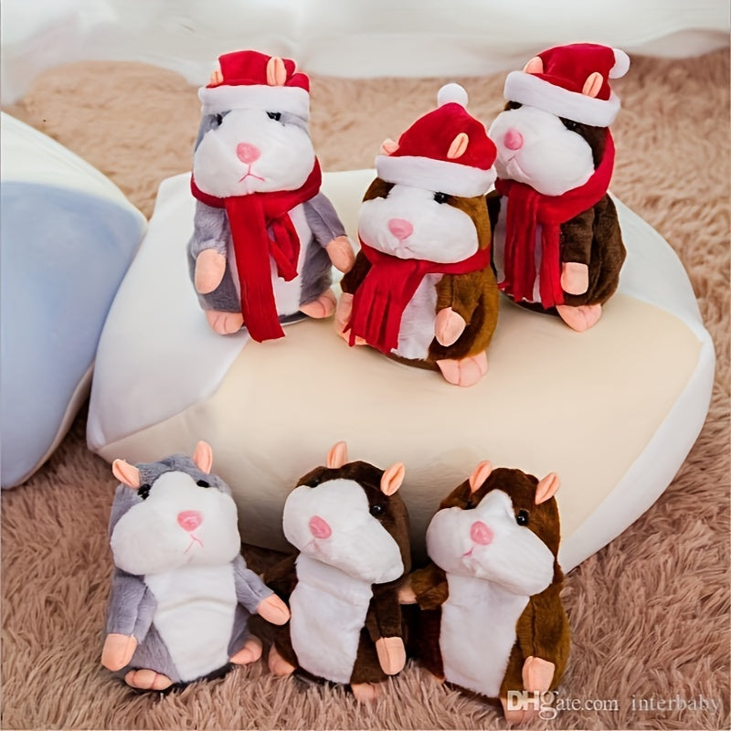 Talking Hamster Plush Toy Recording Plush Interactive Toy Christmas Gift
