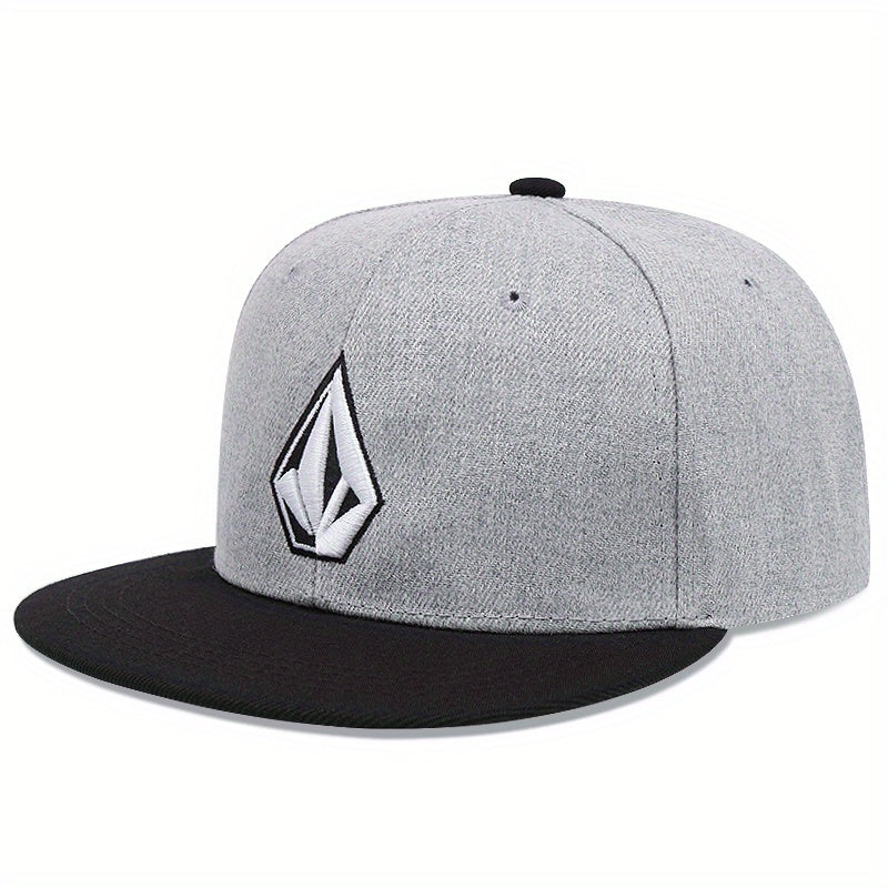 Embroidery Baseball Cap Hip Hop Unisex Lightweight Snapback Hat