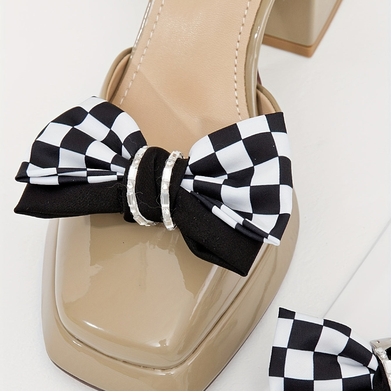 2pcs Classic & Bow Shoe Buckles For Wedding High Heels