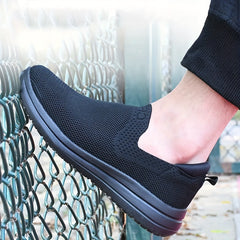 Men's Slip On Sneakers Comfy Non Slip Casual Soft Sole Shoes