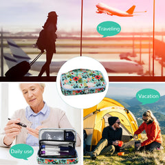 Large Portable Insulin Cooler Bag for Outdoor Camping Travel