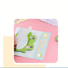 Cartoon Animal Sticky Note - Cute Animal Standing Memo Sticker