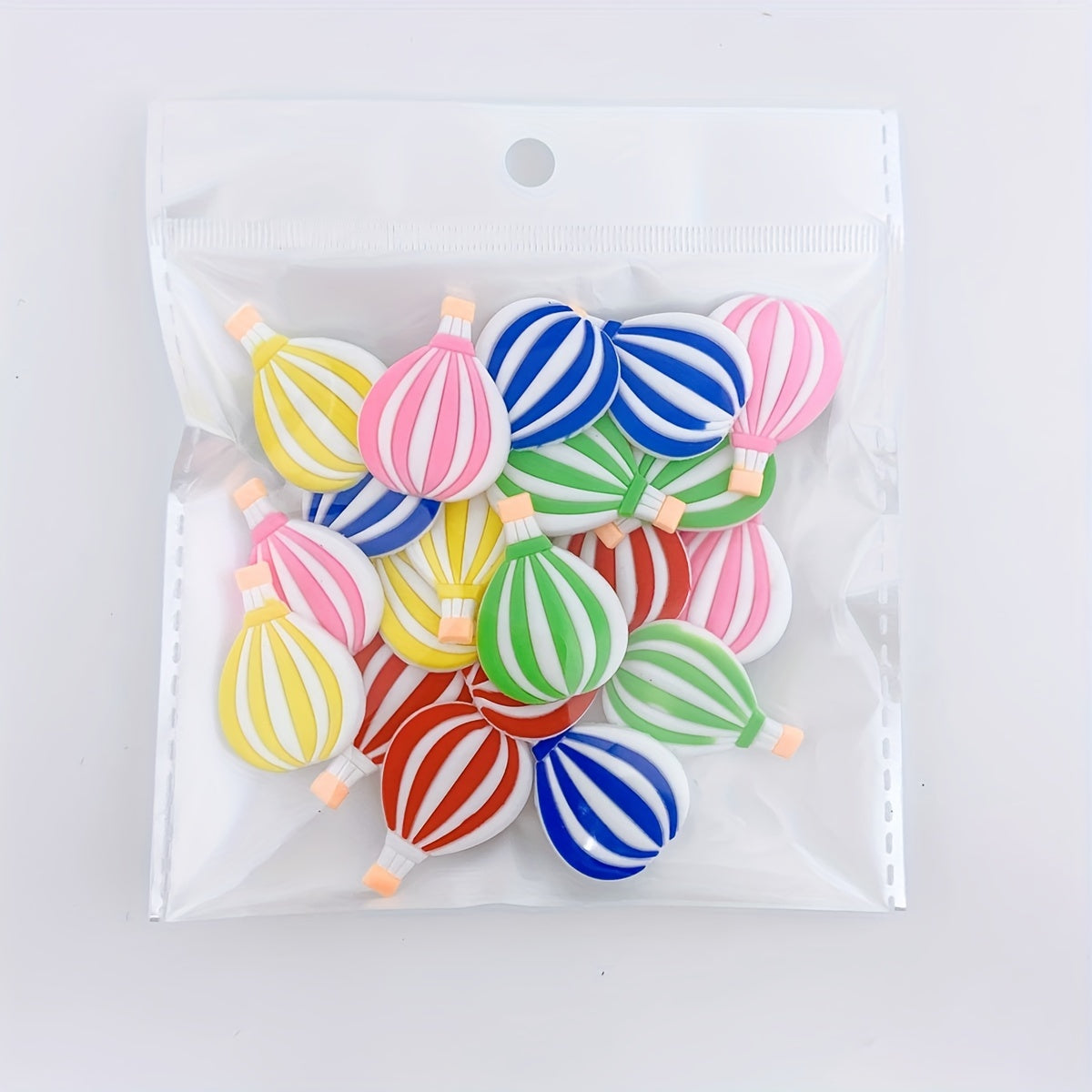 20pcs Balloon Shape Shoe Charm PVC Soft Rubber DIY Shoe Accessories